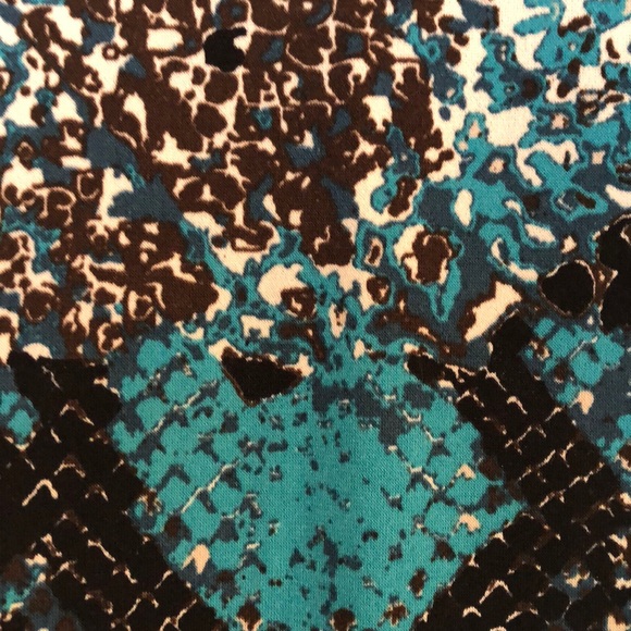 BNWOT Teal Geometric Planet Dress - Picture 3 of 7